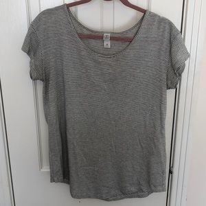 Alternative | Black & White Striped Shirt